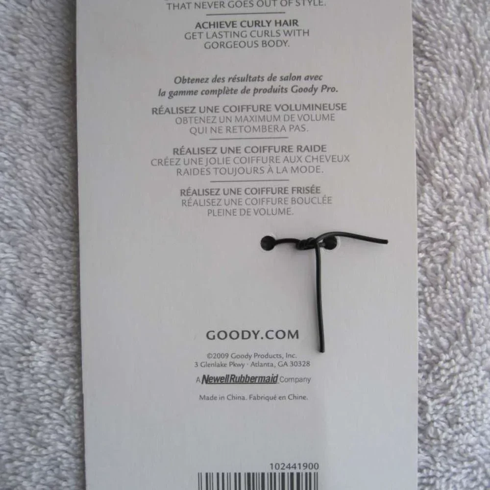 Goody Pro Volumized Hair Three Row Teasing Bristles Comb Tail Tease Smooth Salon